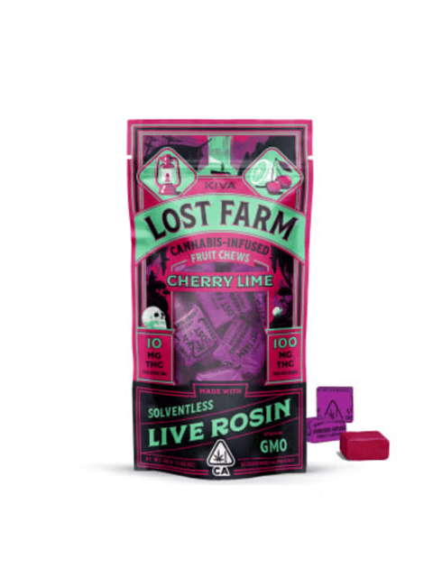 CHERRY LIME GMO Live Rosin Fruit Chews