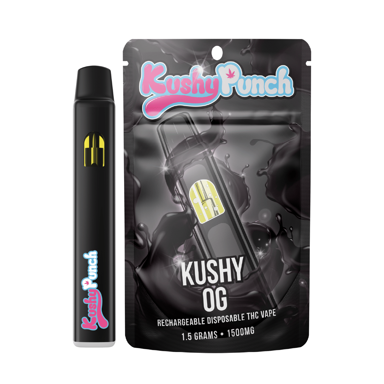 $35.90 Kushy OG 1g Disposable Vape - Kushy Punch -  - $24.99 - Vaporizers