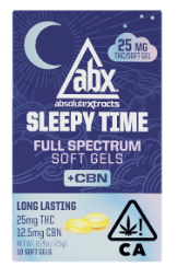 Soft Gels Sleepy Time Solventless + CBN (25mg) 10 caps