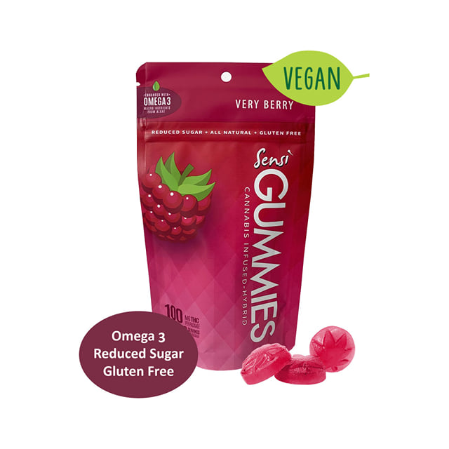 Sensi Gummies - Very Berry - 100mg - Hybrid