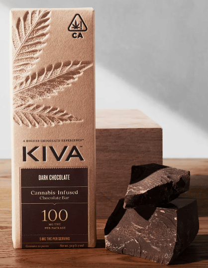 Kiva - Dark Chocolate (100mg)