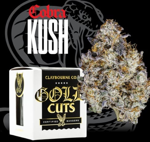 Gold Cuts: Cobra Kush 3.5G - Claybourne -  - $41.25 - Flowers