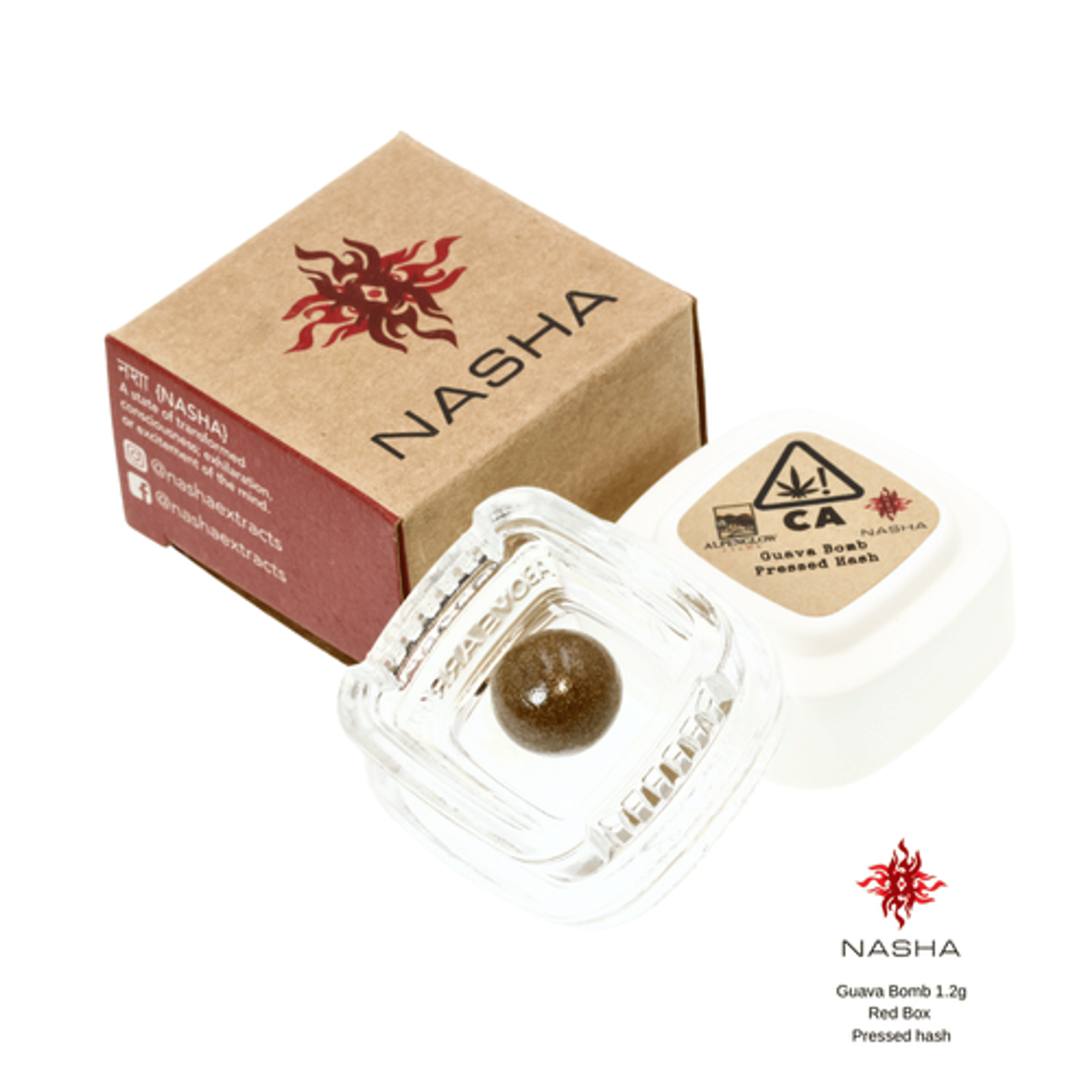 Nasha Red Temple Ball - Nasha - Burmese Mimosa (H) - $35 - Concentrates