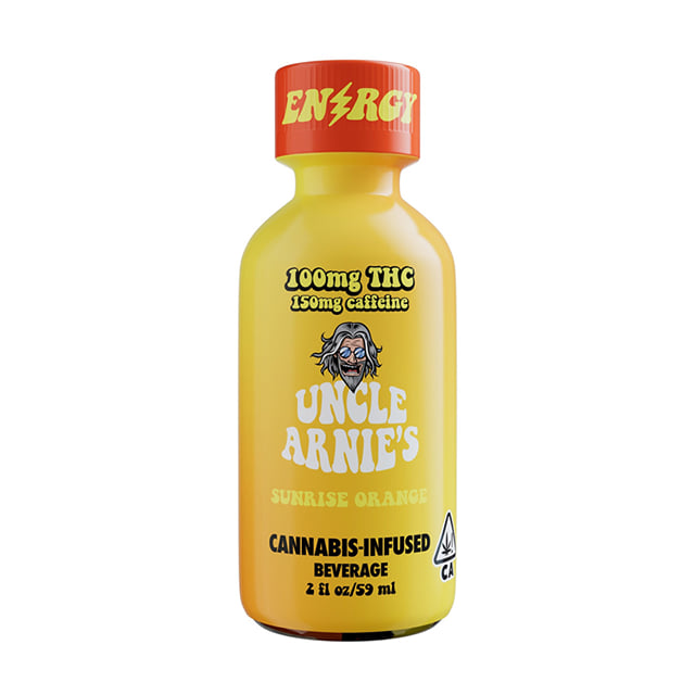 Uncle Arnie's Beverage - Sunrise Orange with Caffeine 2oz (100mg)