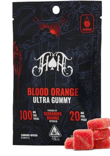 Blood Orange Ultra-Pure THC Gummies 100mg - Heavy Hitters -  - $15.30 - Edibles