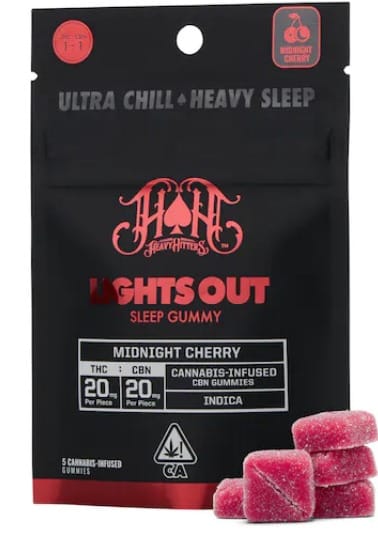 Midnight Cherry | Sleep Gummies 100mg THC |100mg CBN - Heavy Hitters -  - $15.30 - Edibles
