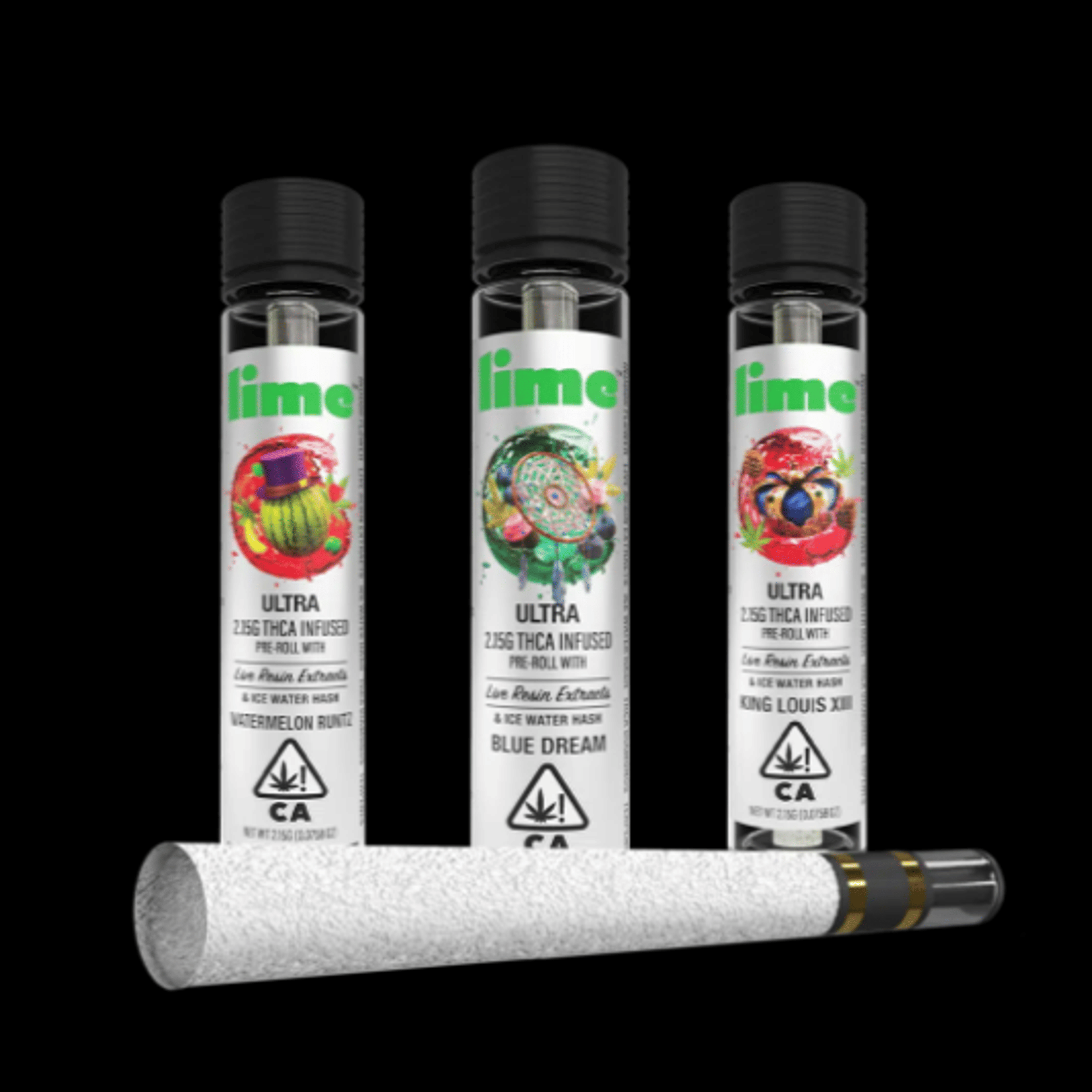 Lime Ultra Infused | 2.15g - Bubba Yum - Pre-Roll - Hybrid - Lime - - $22.03 - Pre-Rolls