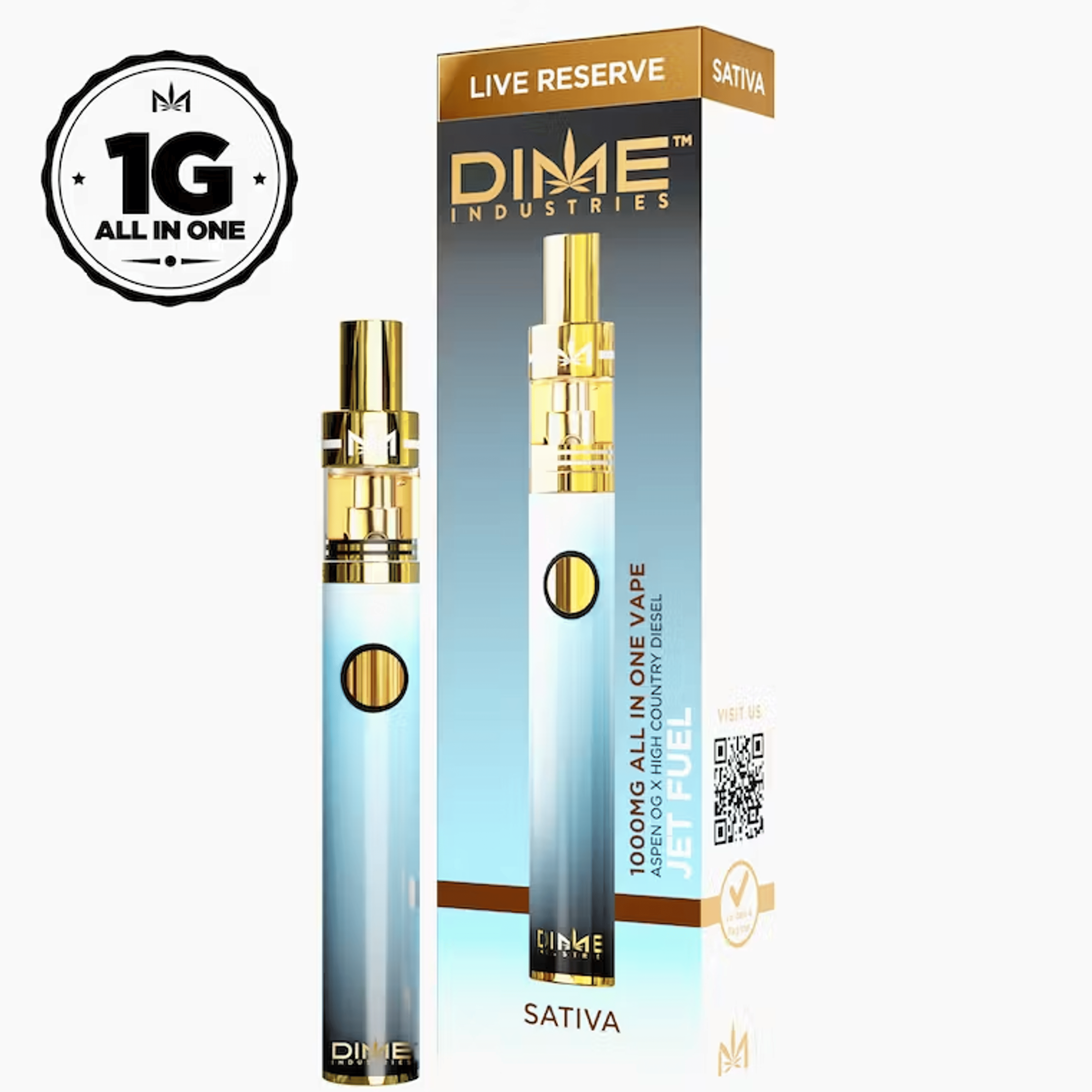 Jet Fuel Live Reserve AIO 1g - Dime Industries - - $34 - Vapes