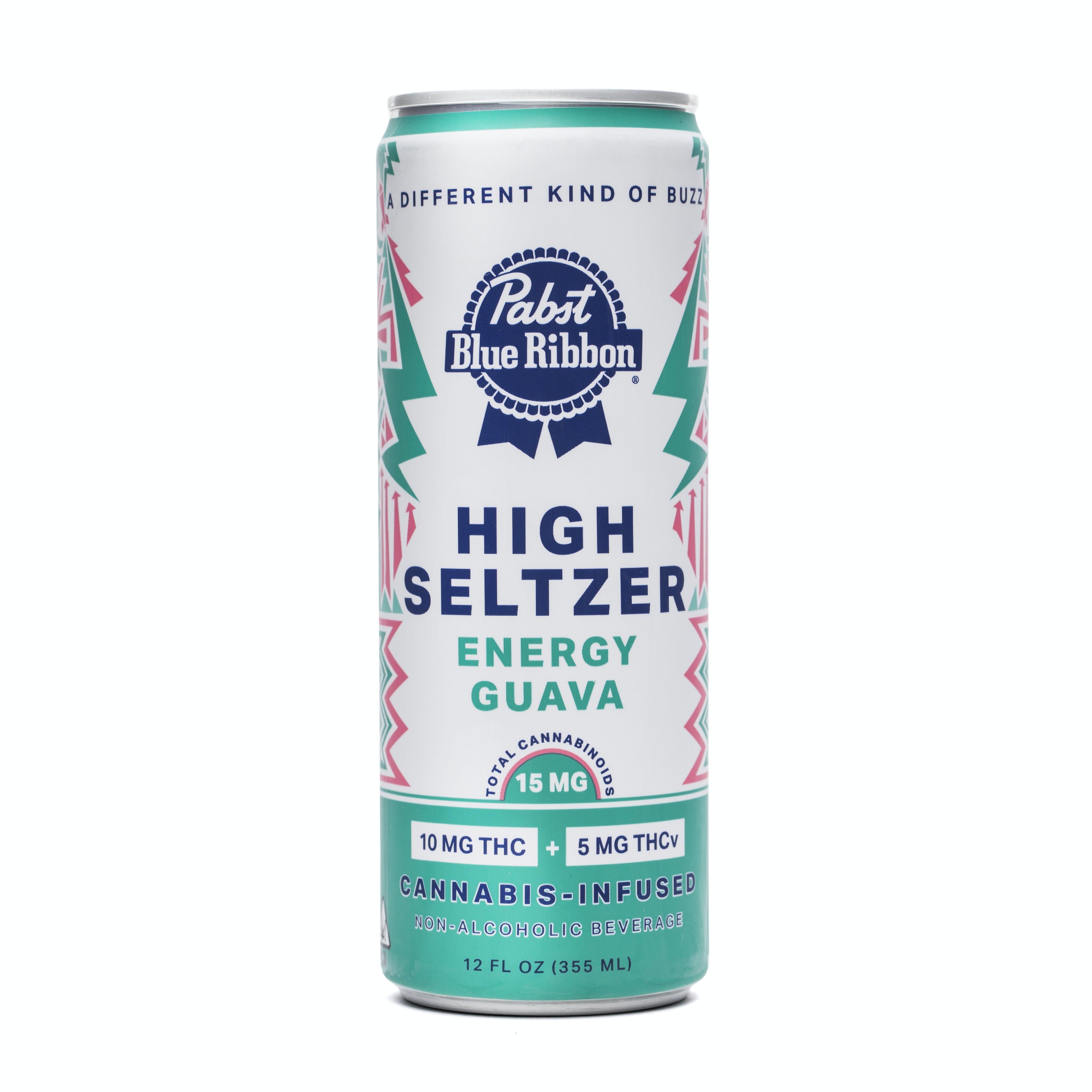 Daytime Guava THCV Seltzer Single Can 10mg - Pabst Labs -  - $5.75 - Beverage