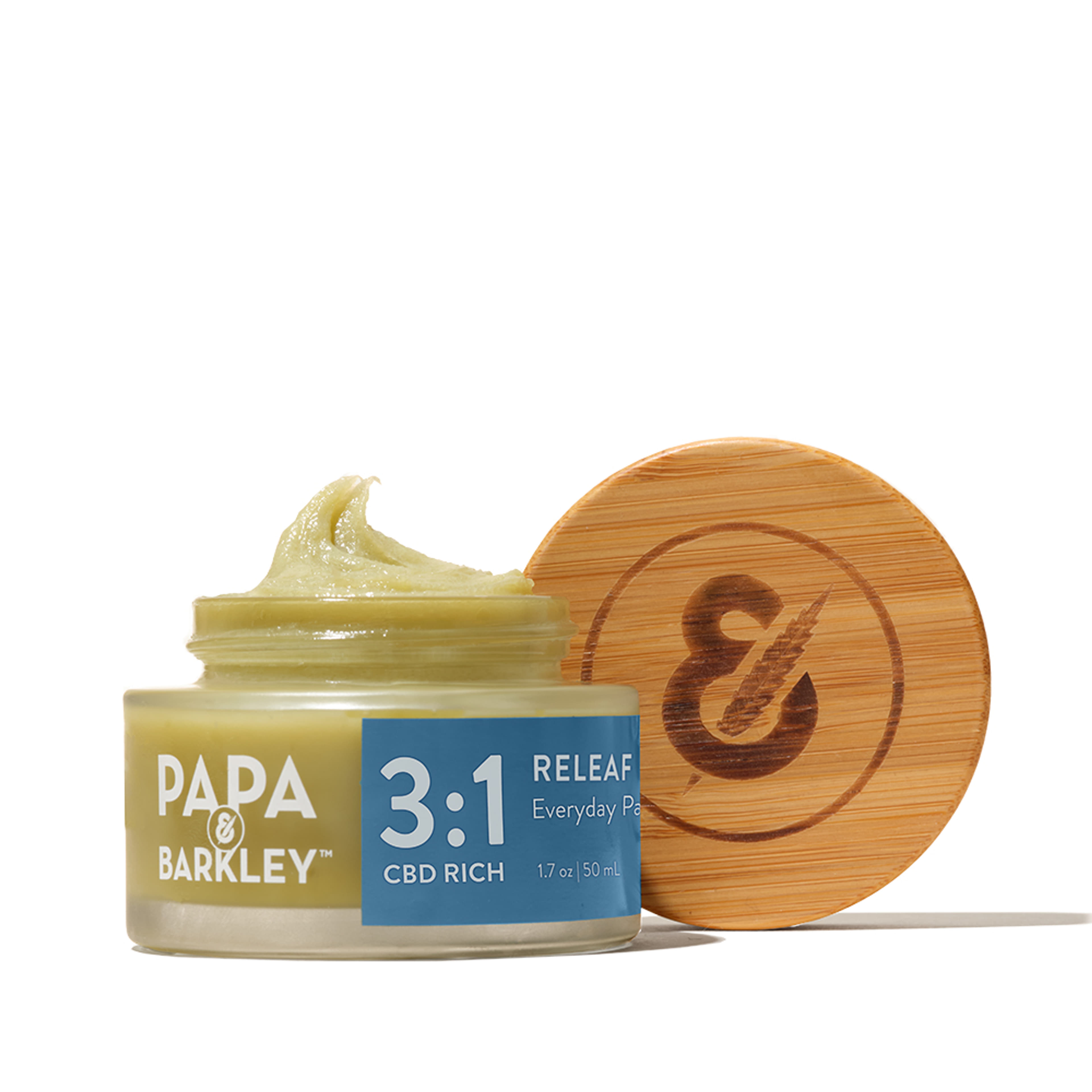 Releaf Balm 3:1 (High CBD) 50Ml - Papa & Barkley - - $92.24 - Topical