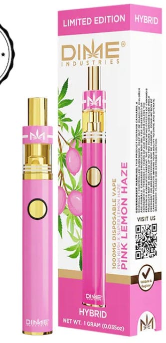 Pink Lemon Haze 1G Disposable - Dime Industries -  - $22.66 - Cartridge