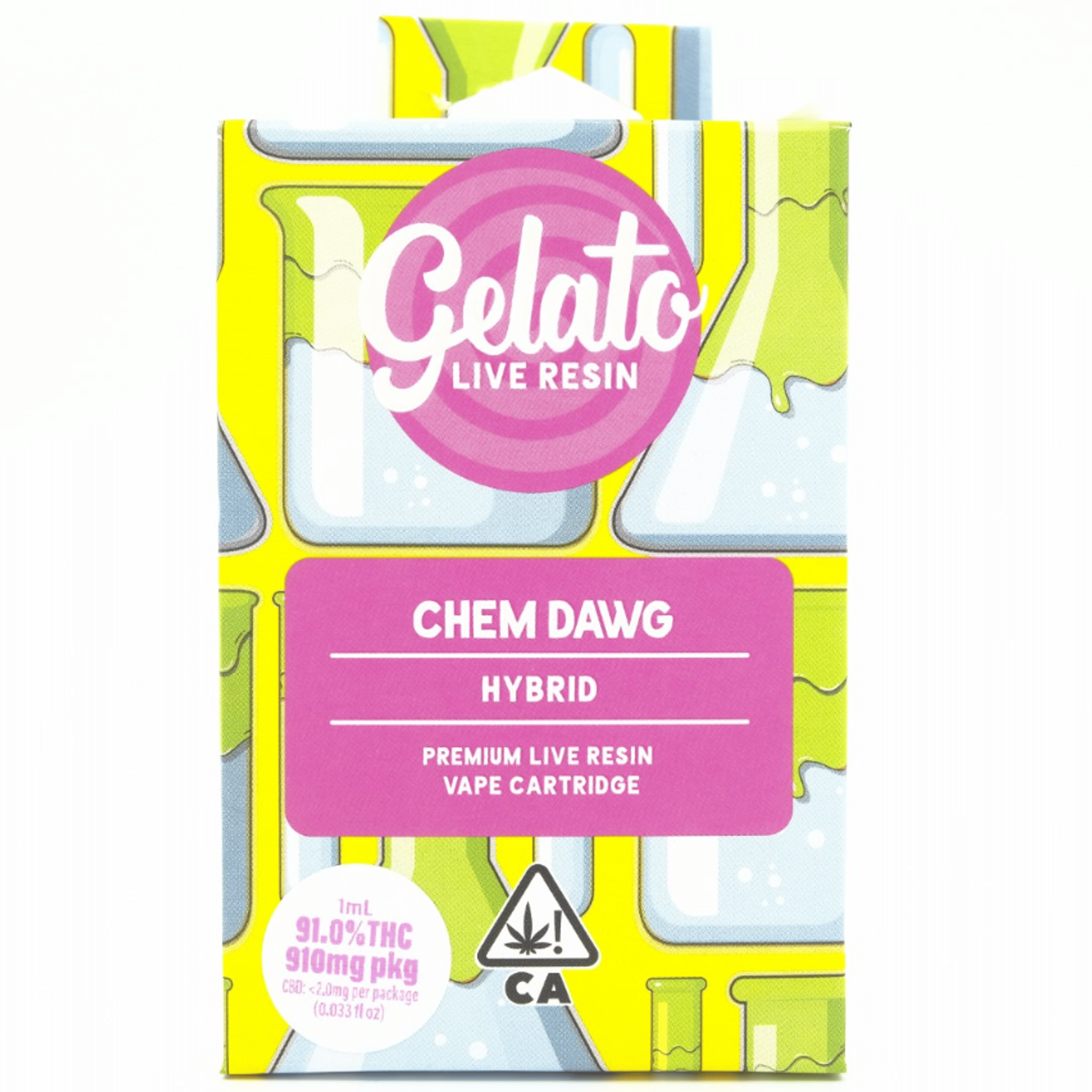 Gelato Live Resin Enhanced | 1g - Chem Dawg - Cartridge - Hybrid - Gelato - - $27 - Vape Carts