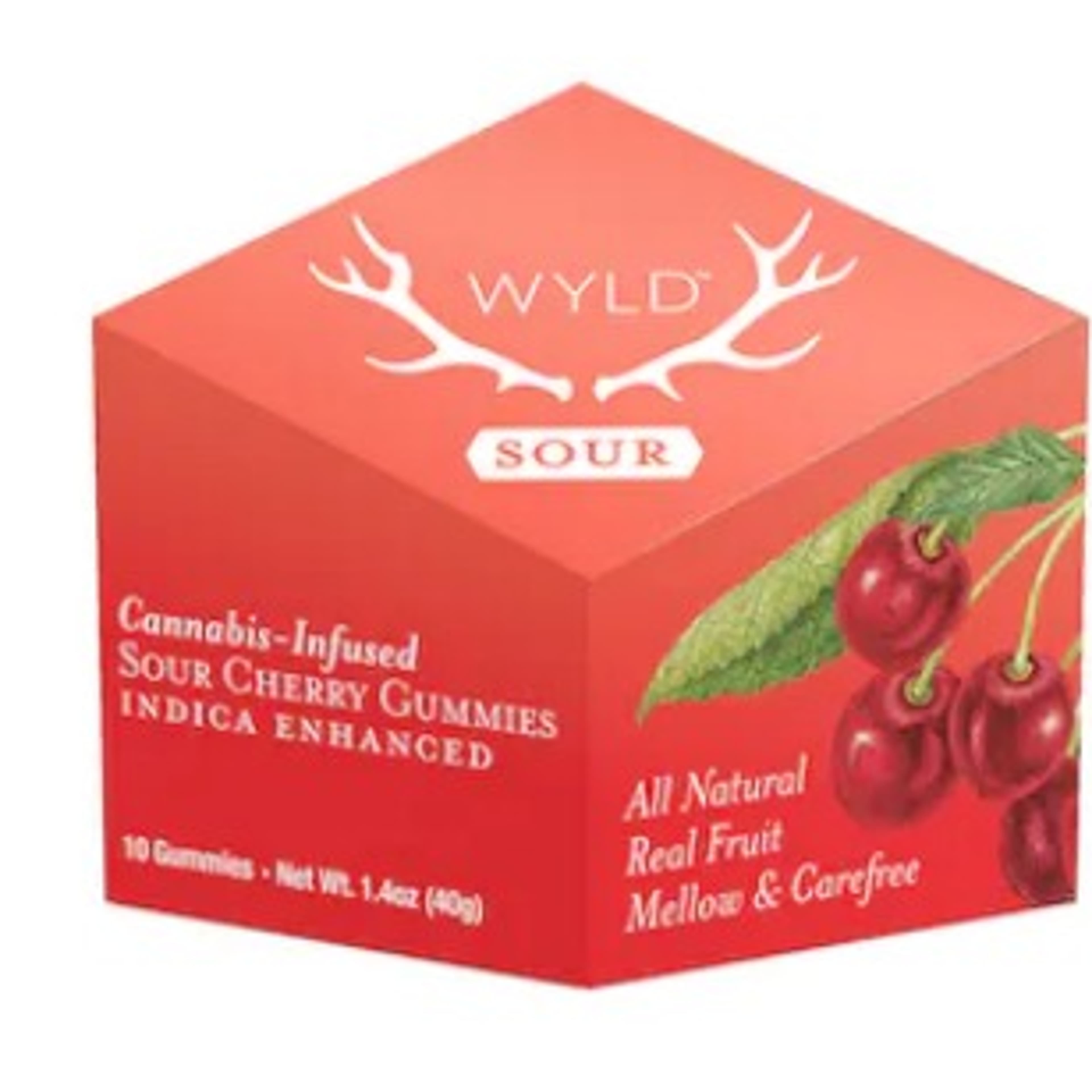 Sour Cherry Gummies 100mg - Wyld - - $12.37 - Edibles