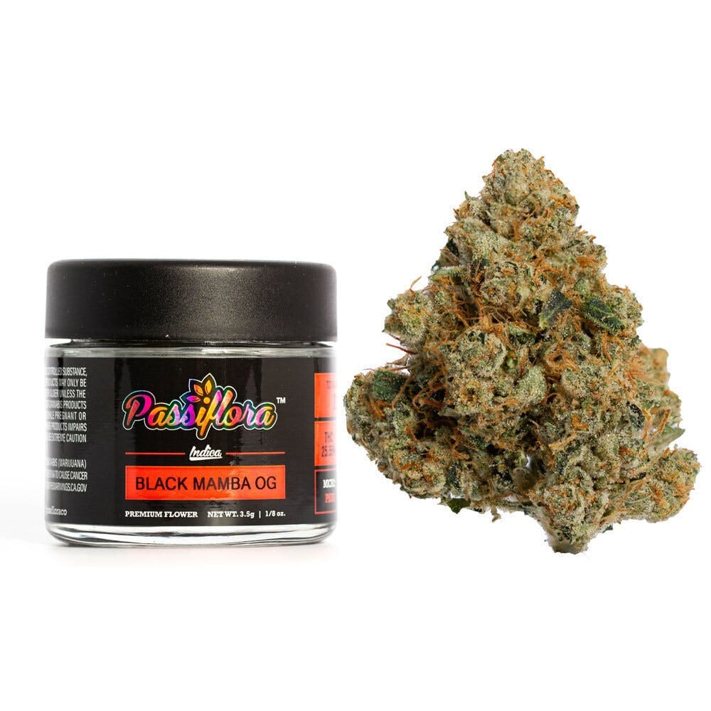 Black Mamba - Passiflora - Eighth - $40 - Flower