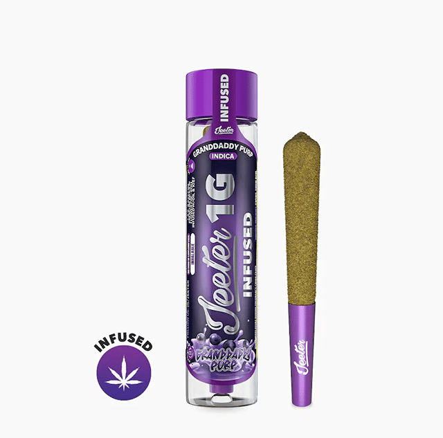 Jeeter | 1g - Granddaddy Purp - INFUSED Pre-Roll - Indica