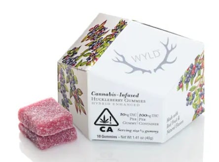 Huckleberry 100mg Gummies