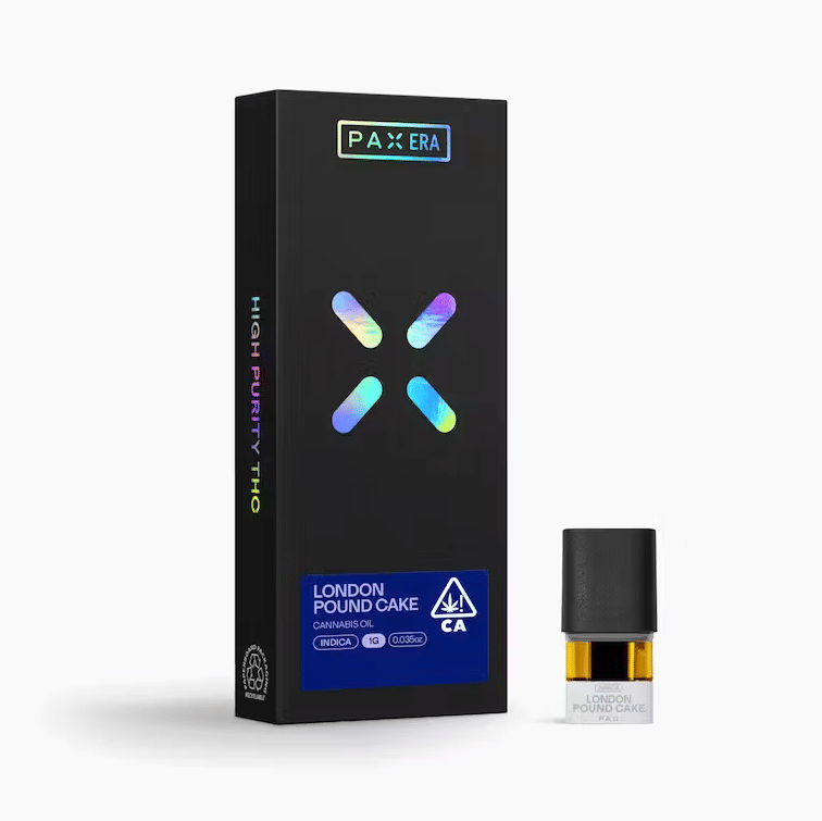 PAX Pod: London Pound Cake High Purity THC Pod - 1g - PAX -  - $29 - Cartridges / Pens
