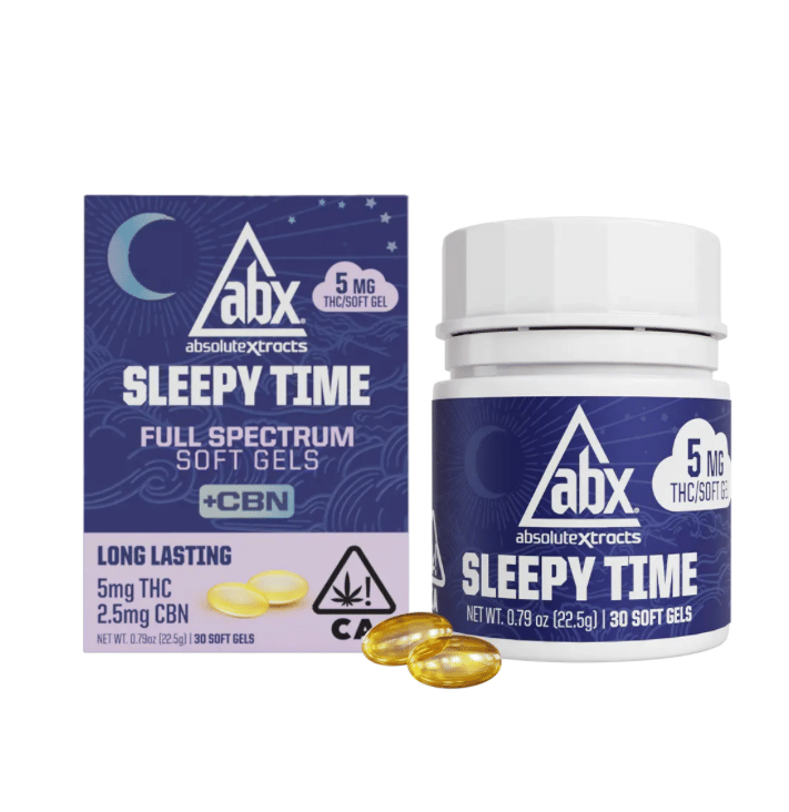 Sleepy Time +CBN Soft Gels 5mg 30ct - ABX / absoluteXtracts -  - $20 - Capsules