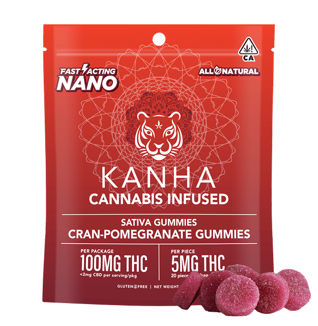 NANO Cran-Pomegranate Gummies | 100mg
