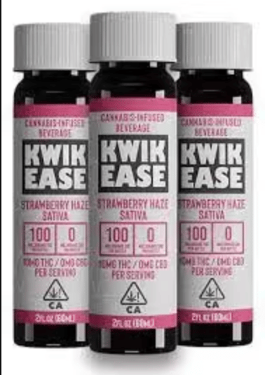 Kwik Ease Sativa Strawberry Haze Infused Beverage