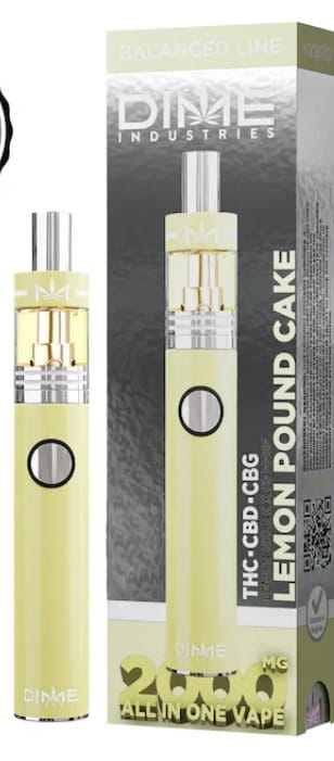 Lemon Pound Cake Disposable Vape 2.0g - Dime Industries -  - $36 - Cartridge