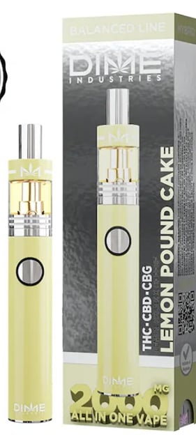 Lemon Pound Cake Disposable Vape 2.0g