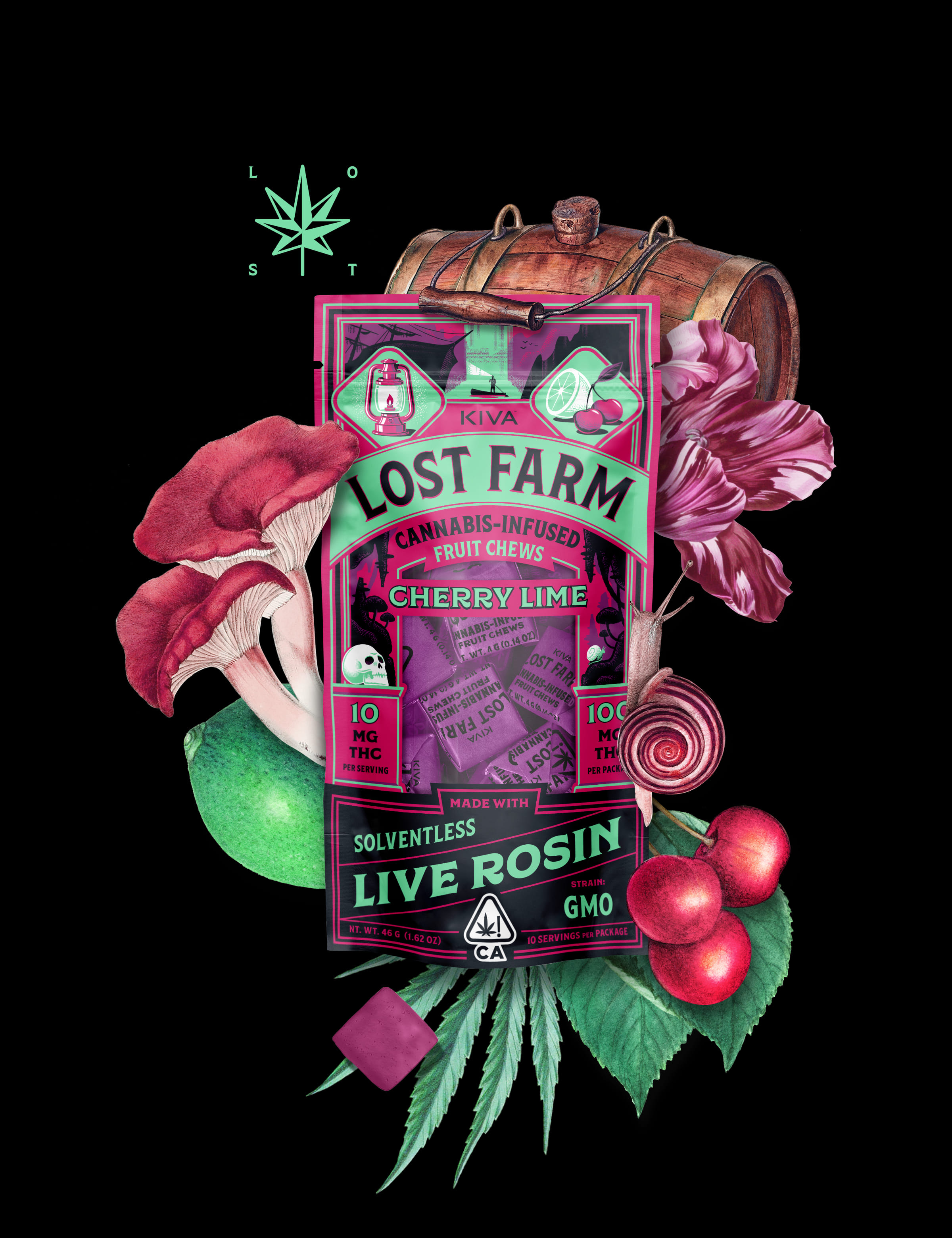 Lost Farm — Cherry Lime Fruit Chews*