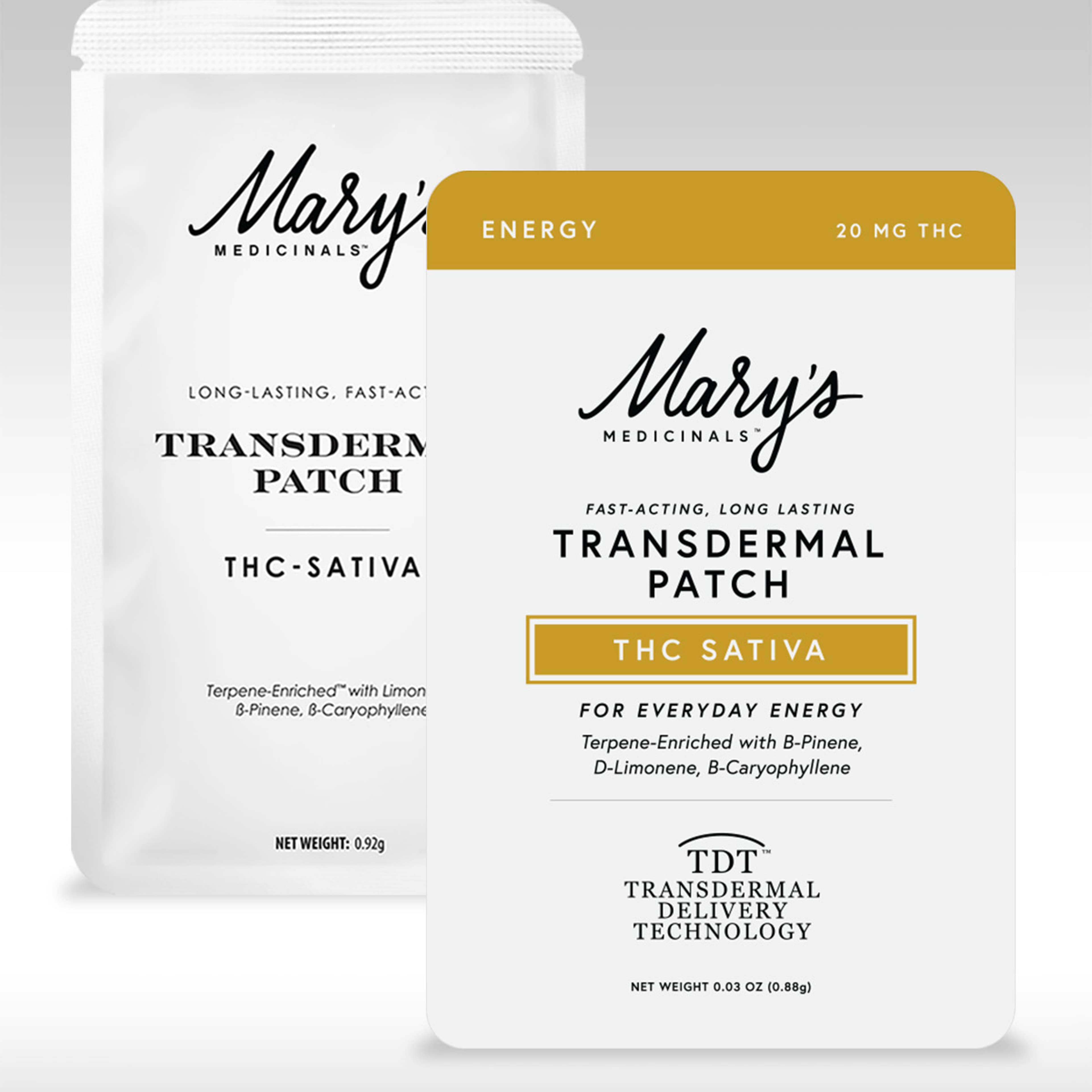 THC-Sativa | Energy Patch - Mary's Medicinals - - $8 - Topicals