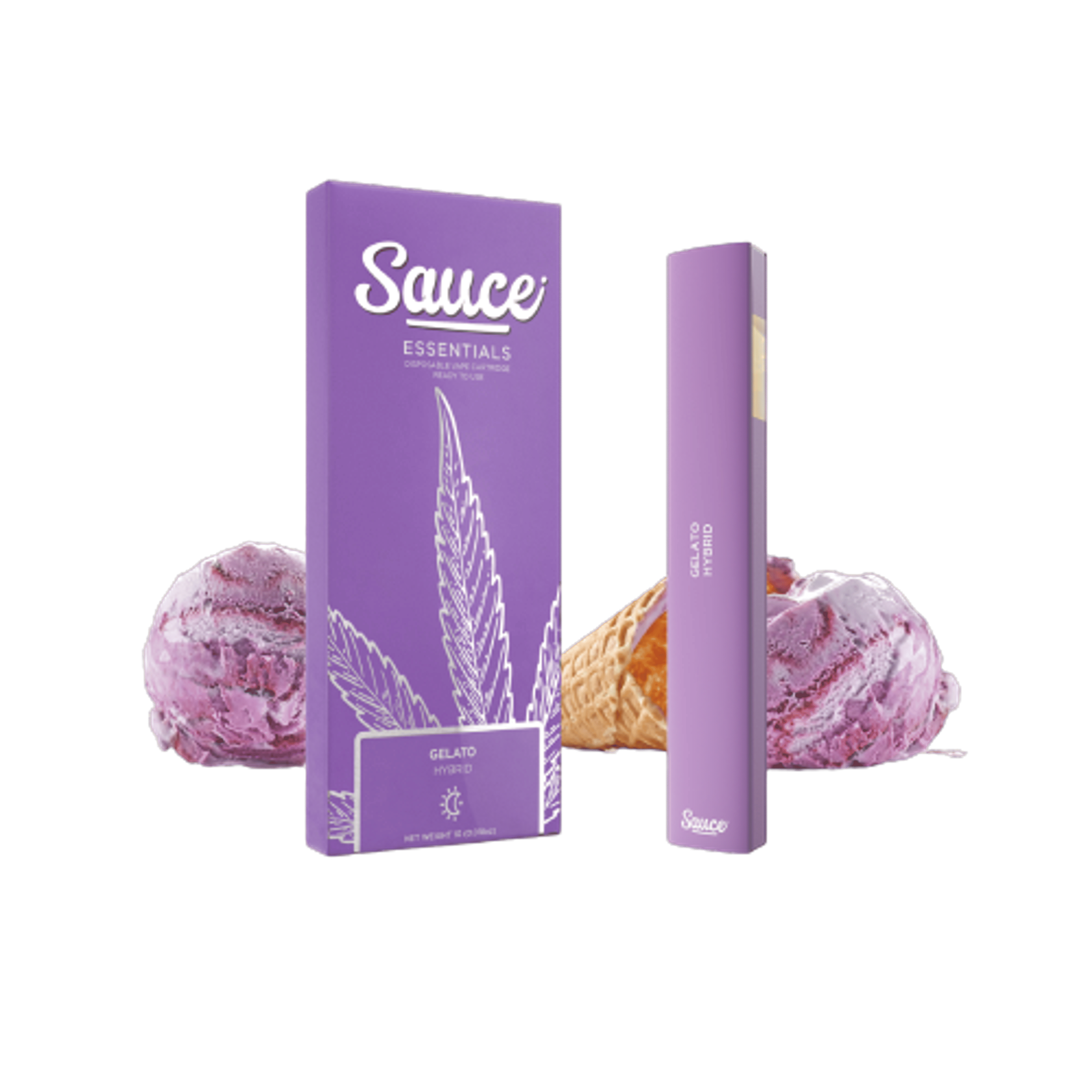 Gelato - Live Resin - Disposable - Sauce Essentials - 1.25 Gram - $41.99 - Disposable Vape (All-In-One, Battery Built-In)