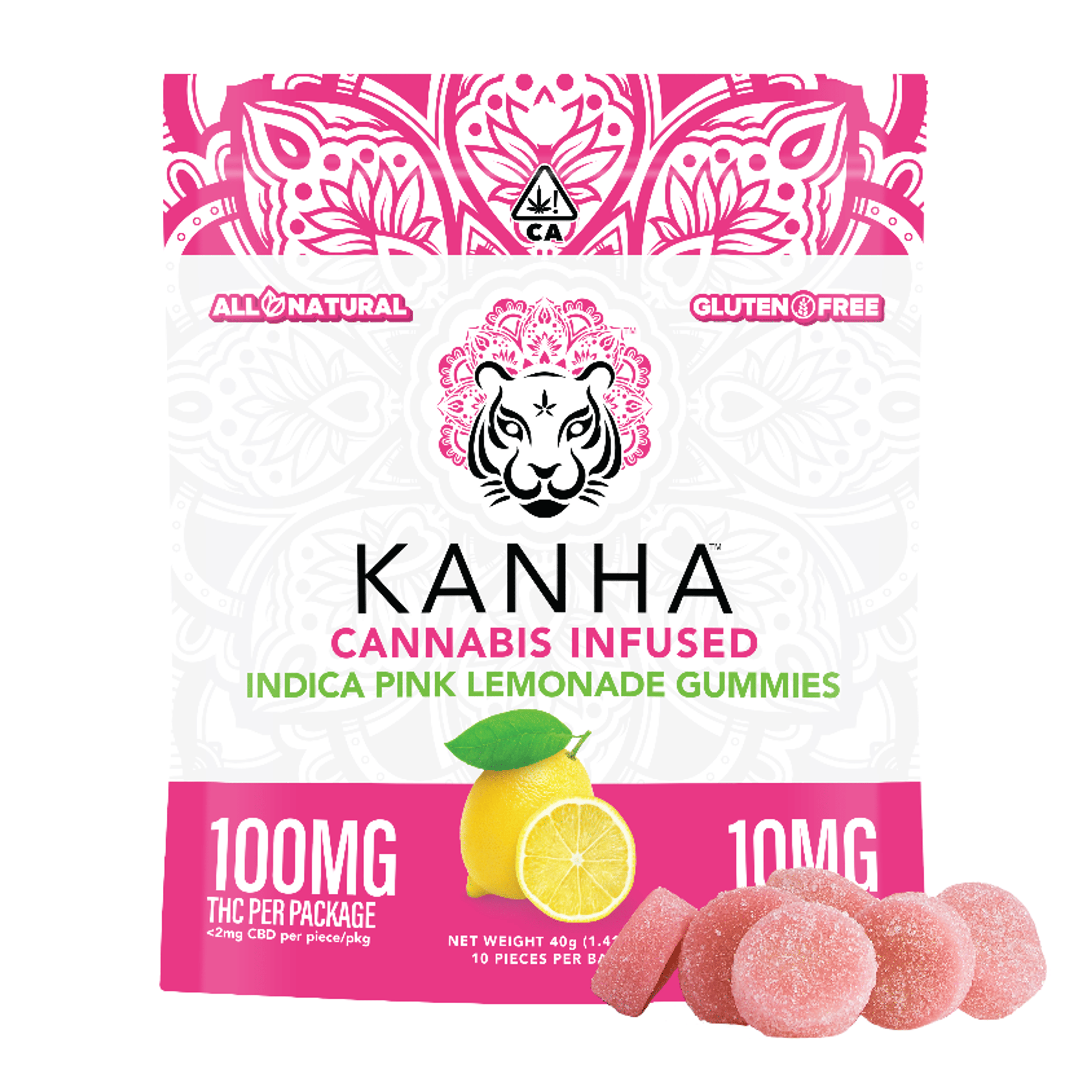 Pink Lemonade Gummies - Kanha - - $15 - Edibles