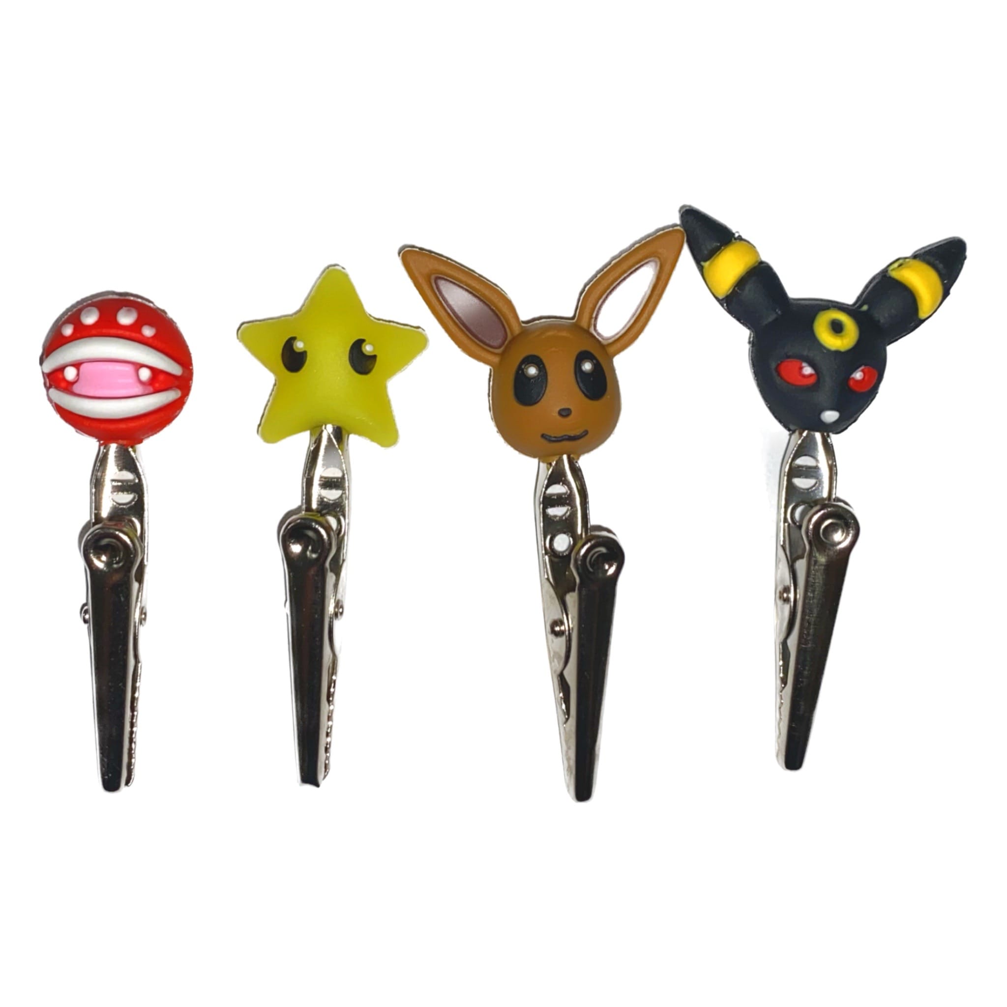 Metal Roach Clip w/ Silicone Character (Mixed) - Glass and Accessories -  - $2 - Paraphernalia