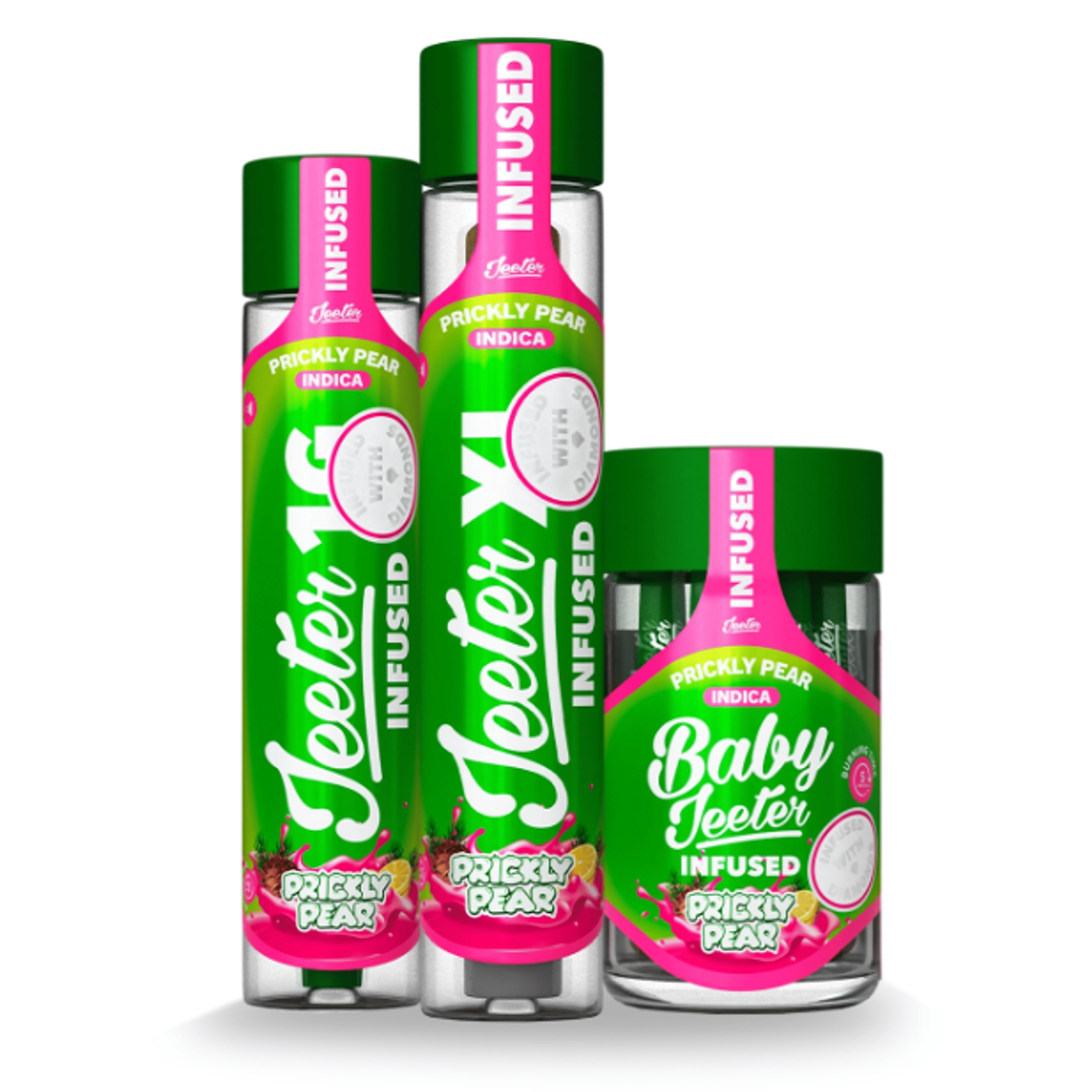 Jeeter Baby | .5gx5pk - Prickly Pear - INFUSED Pre-Rolls - Indica - Jeeter - - $35 - Pre-Rolls
