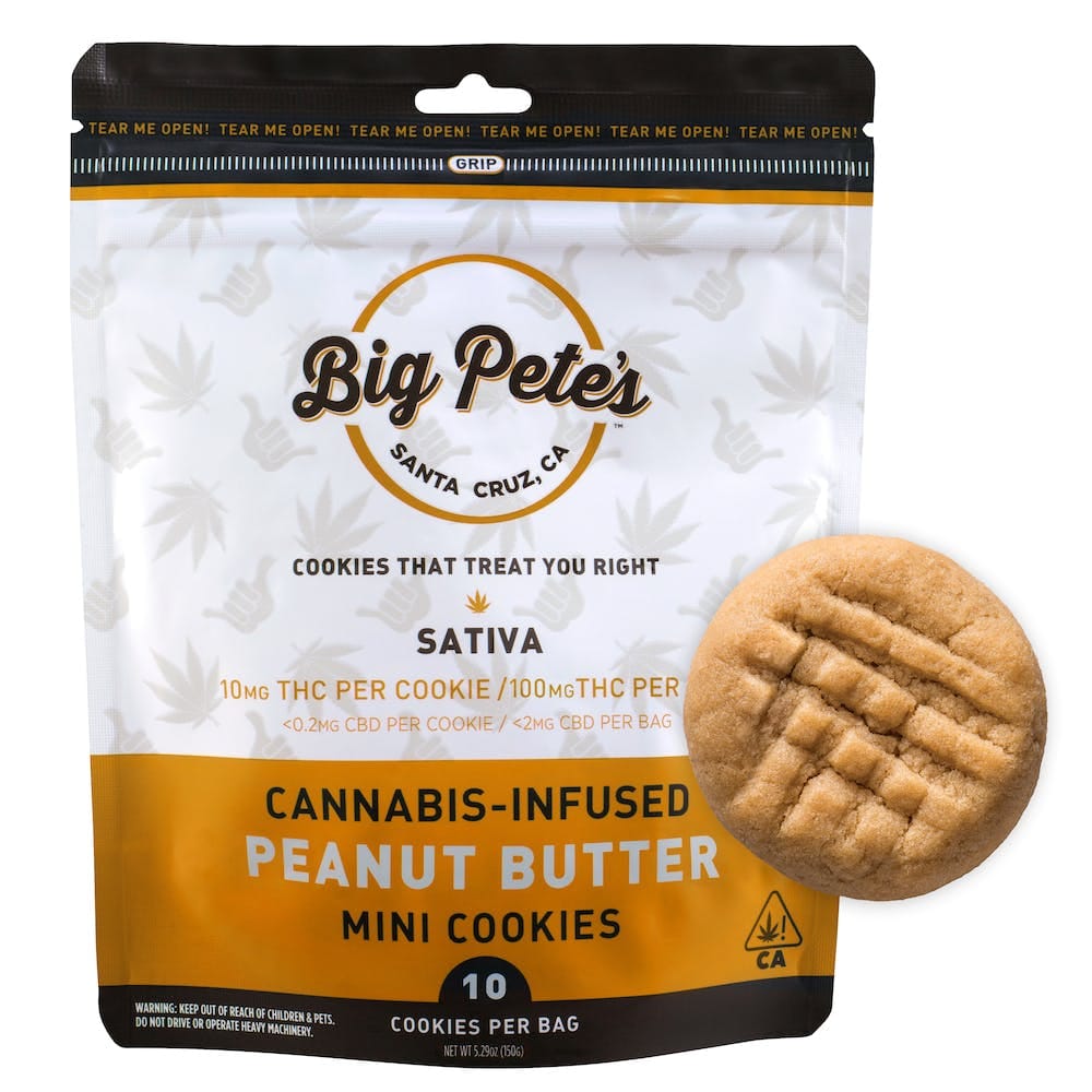 Big Pete's — Peanut Butter Cookies Sativa - 100mg (10pk)
