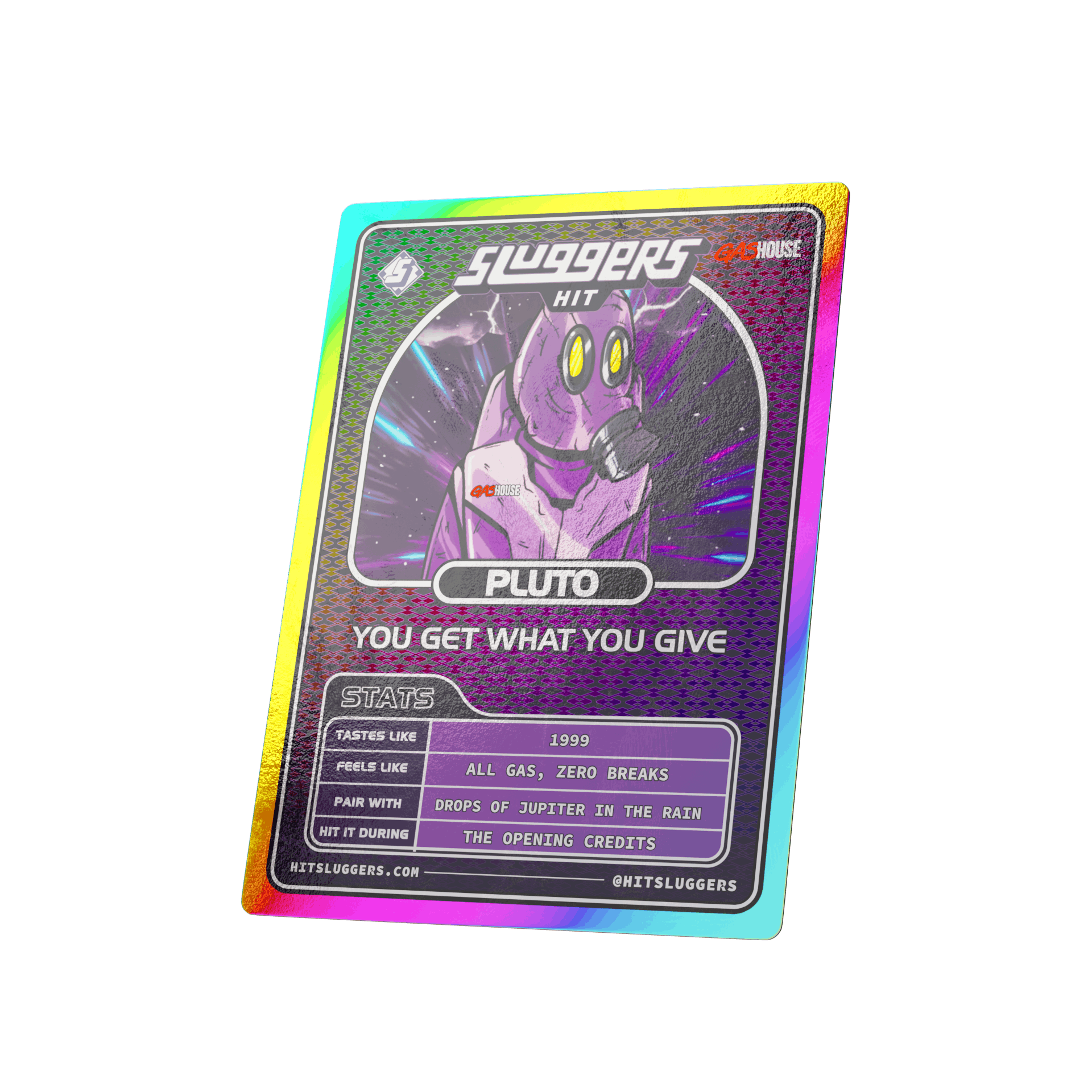 PLUTO (Sluggers x Gas House) Diamond & Hash Infused Pre Roll 5 Pack - 3.5g - Sluggers Hit -  - $38 - Infused Pre-Rolls