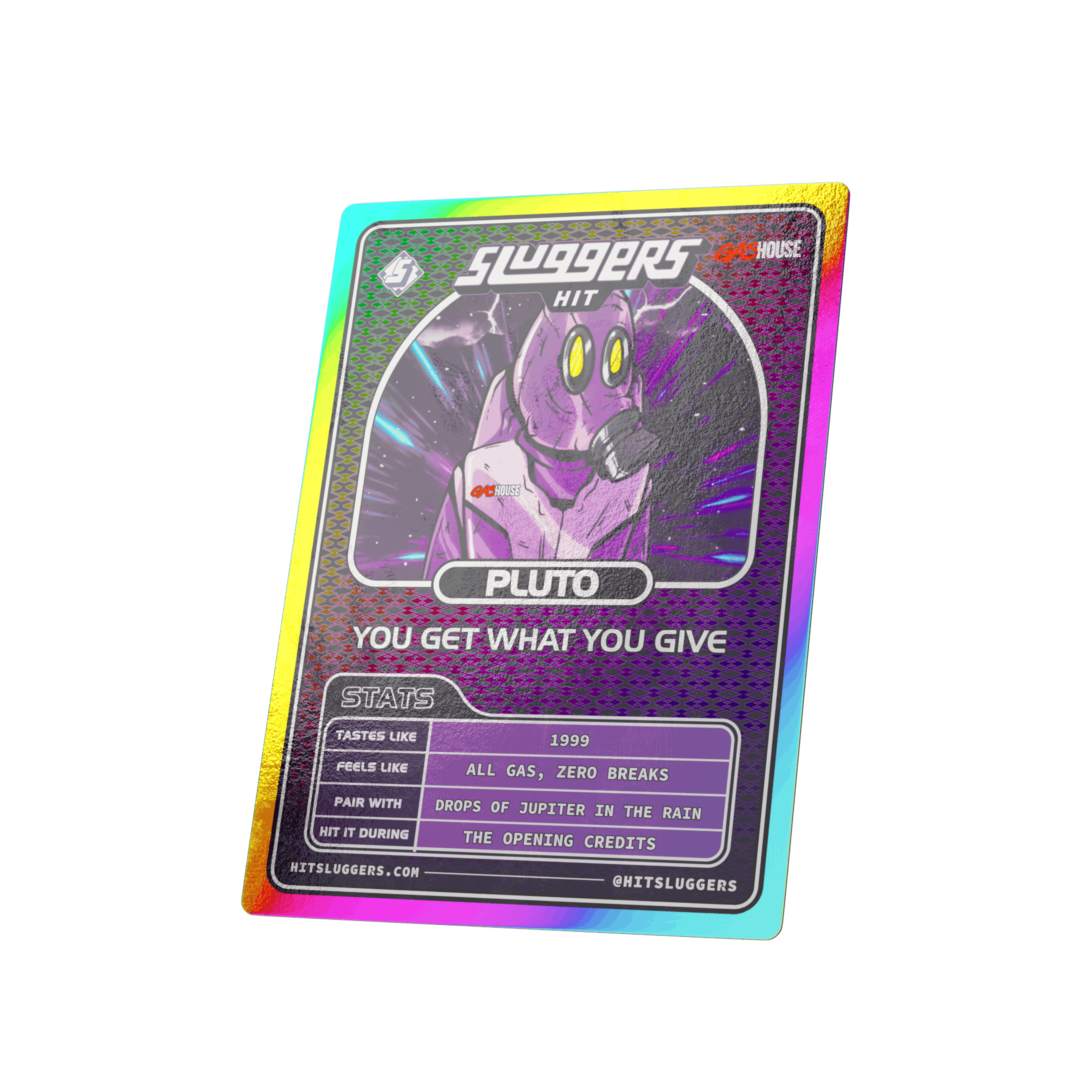 PLUTO (Sluggers x Gas House) Diamond & Hash Infused Pre Roll 5 Pack - 3.5g - Sluggers Hit - - $38 - Infused Pre-Rolls