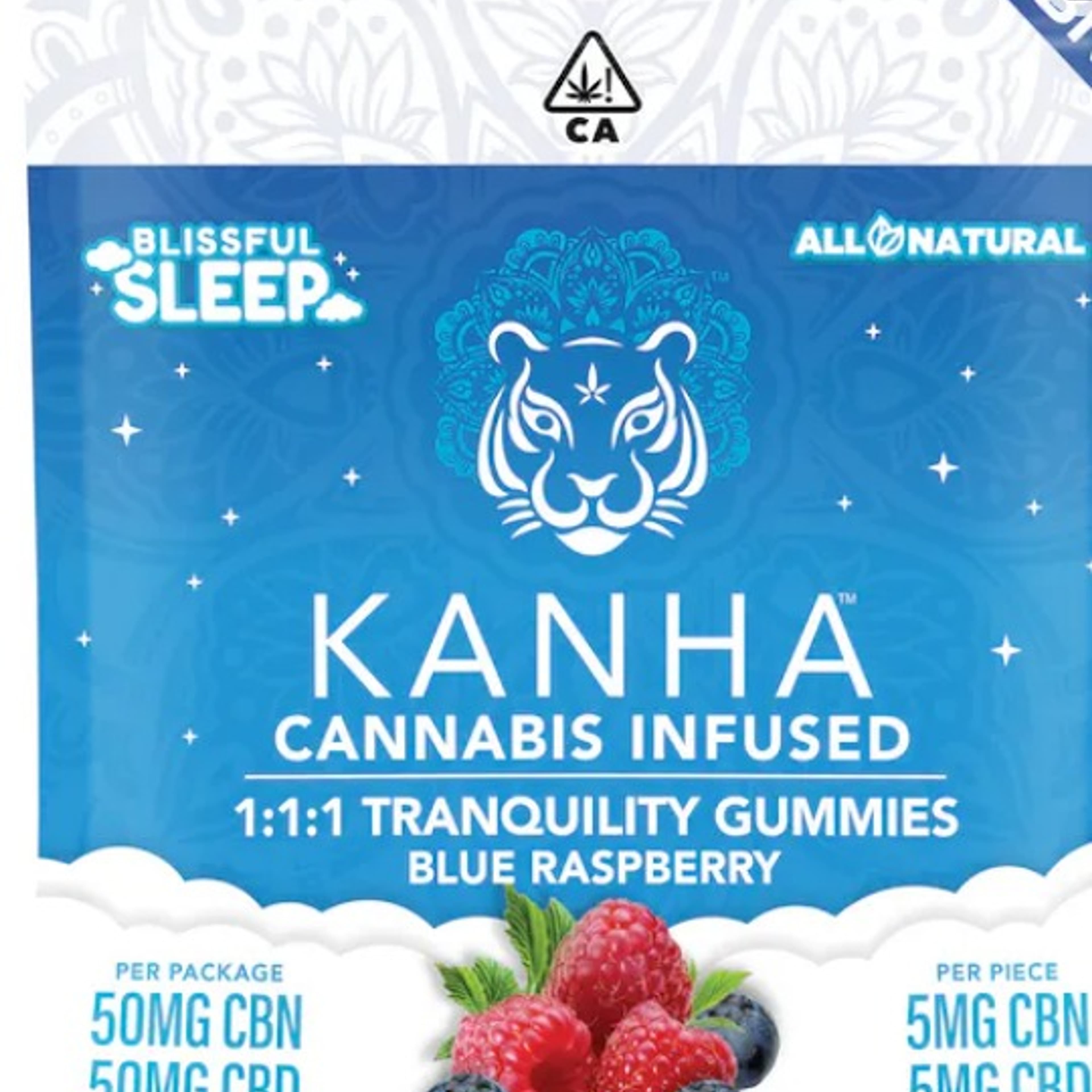 CBN : Classic Tranquility Gummies 1:1:1 - 50mg - Kanha - - $14 - Edible