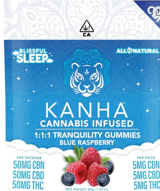 CBN : Classic Tranquility Gummies 1:1:1 - 50mg