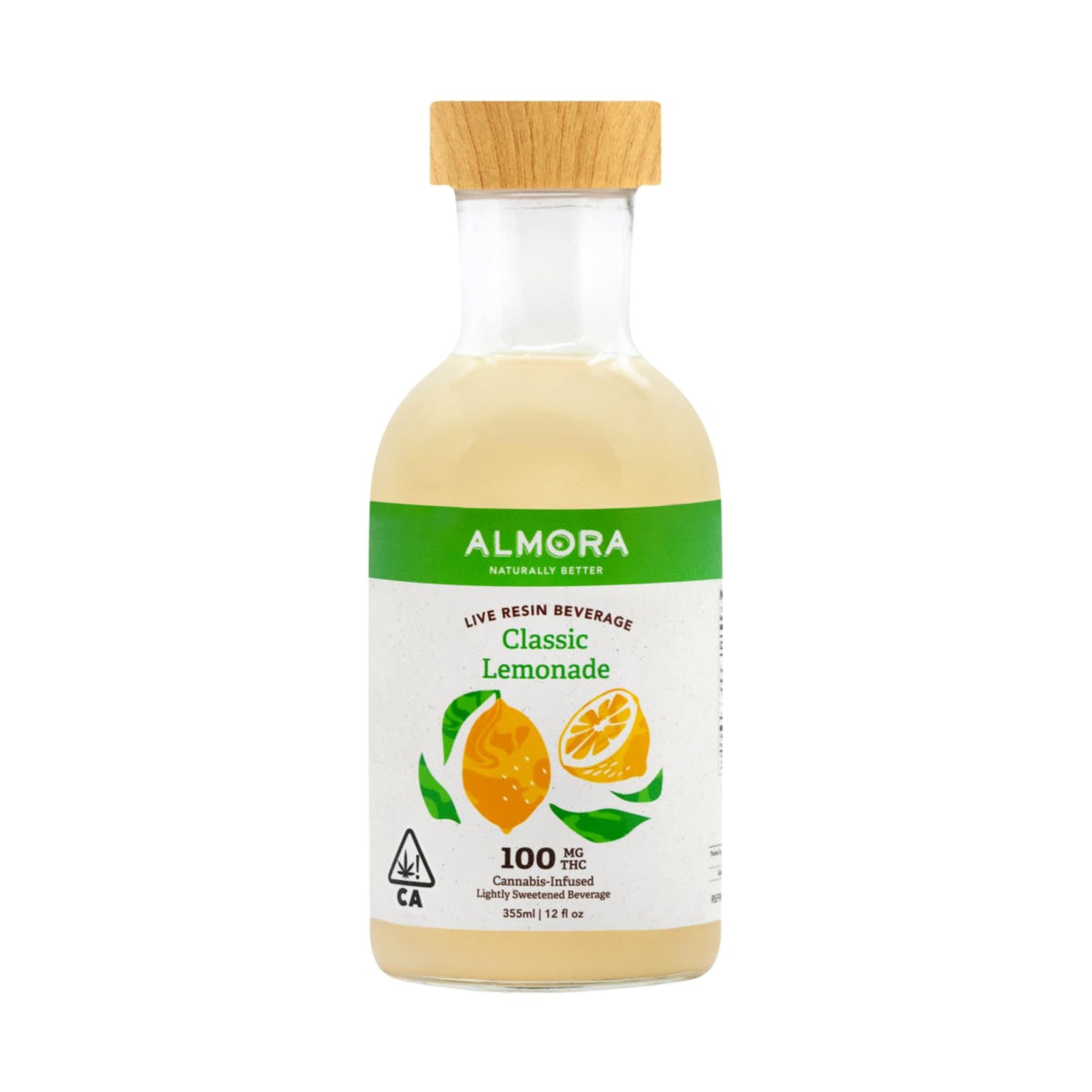 Classic Lemonade 12oz - 100mg - Almora Farm - - $12.50 - Beverages/Drinks