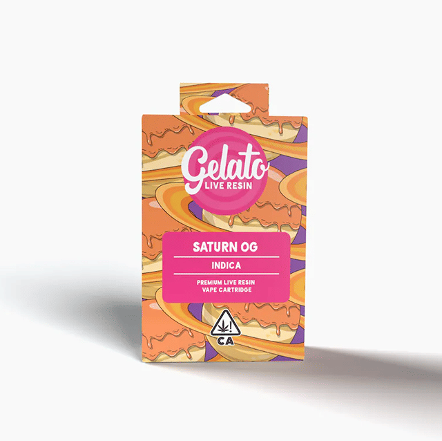 Gelato Live Resin Enhanced | 1g - Saturn OG - Cartridge - Indica