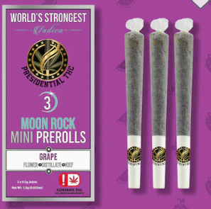 Grape 3pk Mini Prerolls - Presidential -  - $15.67 - Preroll