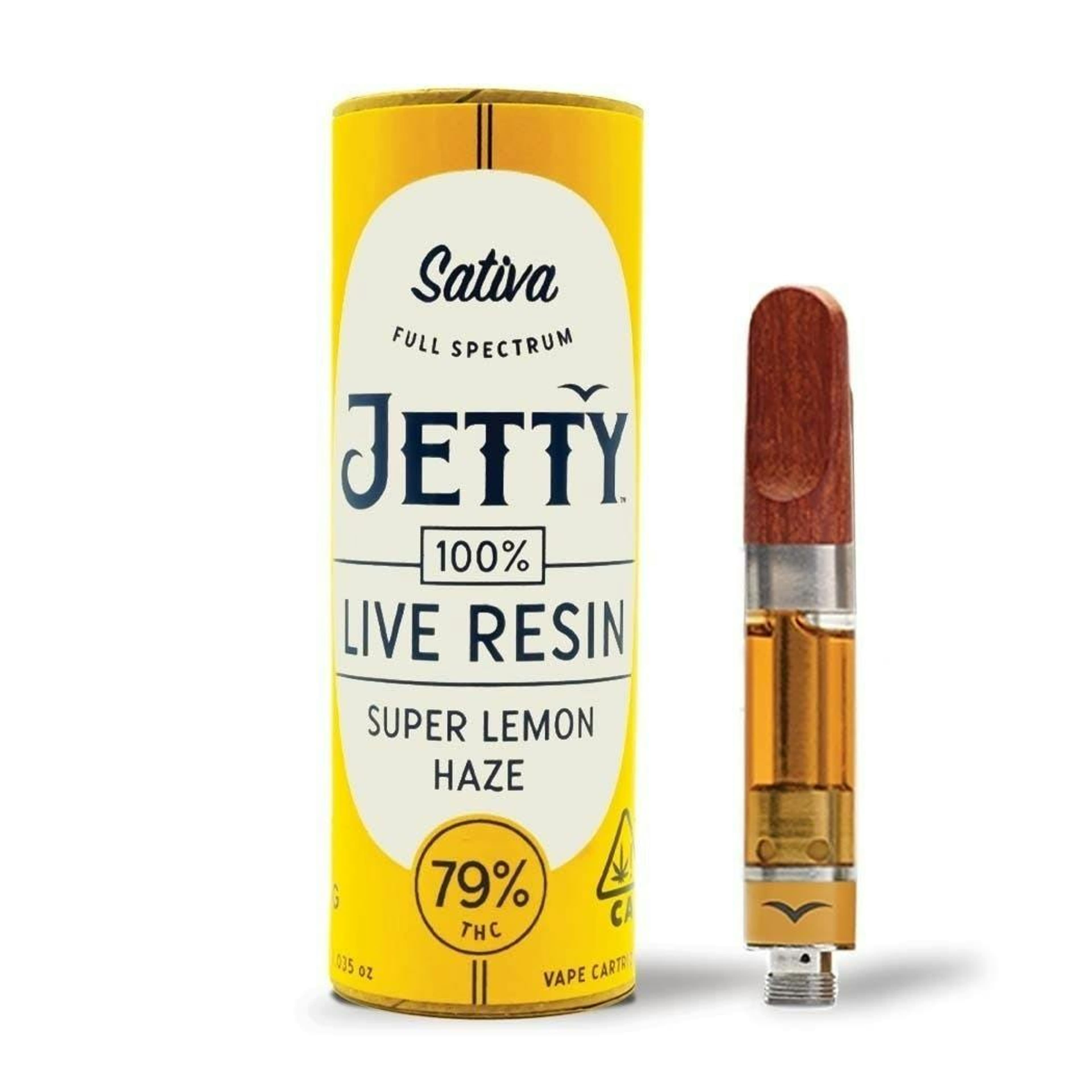 Jetty: Super Lemon Haze (S) | 100% Live Resin Cartridge - 1g - Jetty Extracts - - $38 - Cartridges / Pens