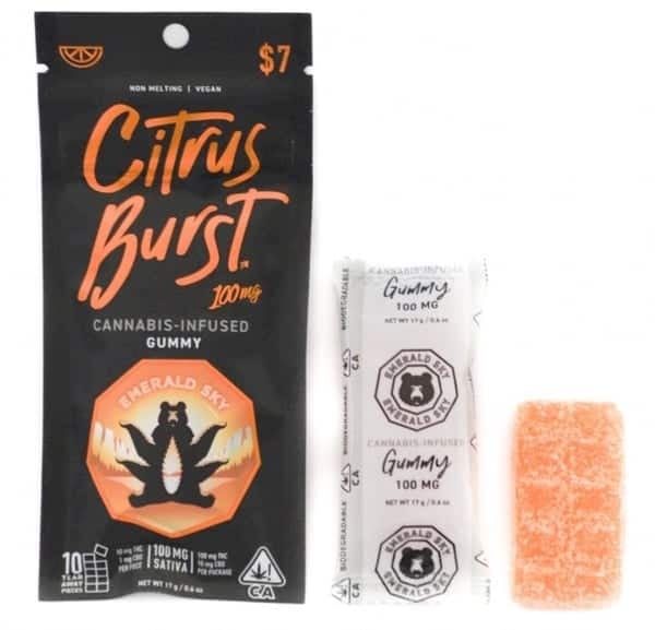 Citrus Burst - Gummy Bar (100mg)