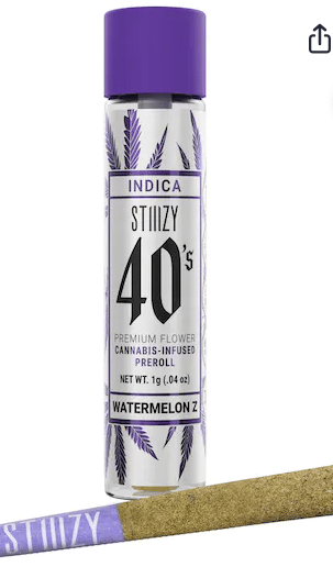40's Watermelon Z 1G Preroll - STIIIZY -  - $10.83 - Pre-Rolls