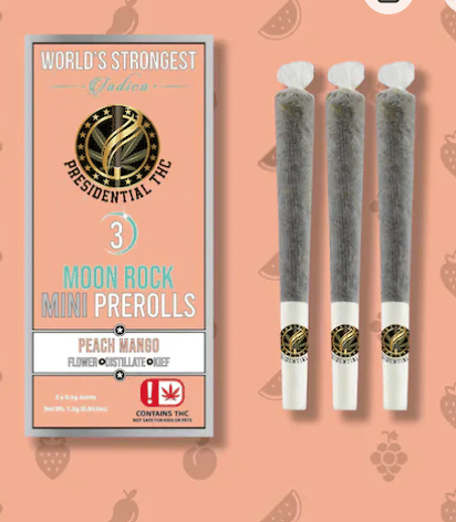 Peach Mango 3PK Infused Prerolls - Presidential -  - $15.67 - Preroll