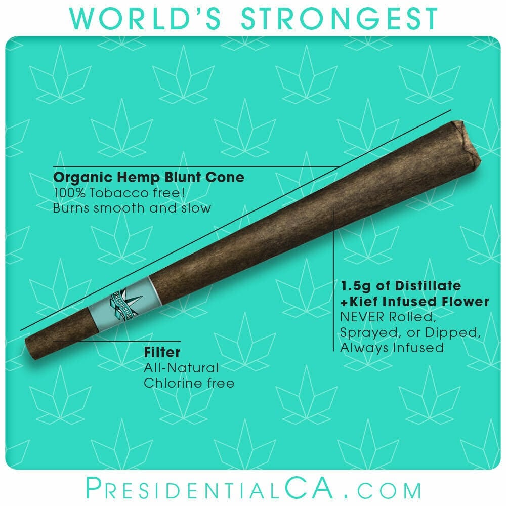 Classic MoonRock Blunt - 1.5g - Presidential -  - $22.50 - Infused Pre-Rolls