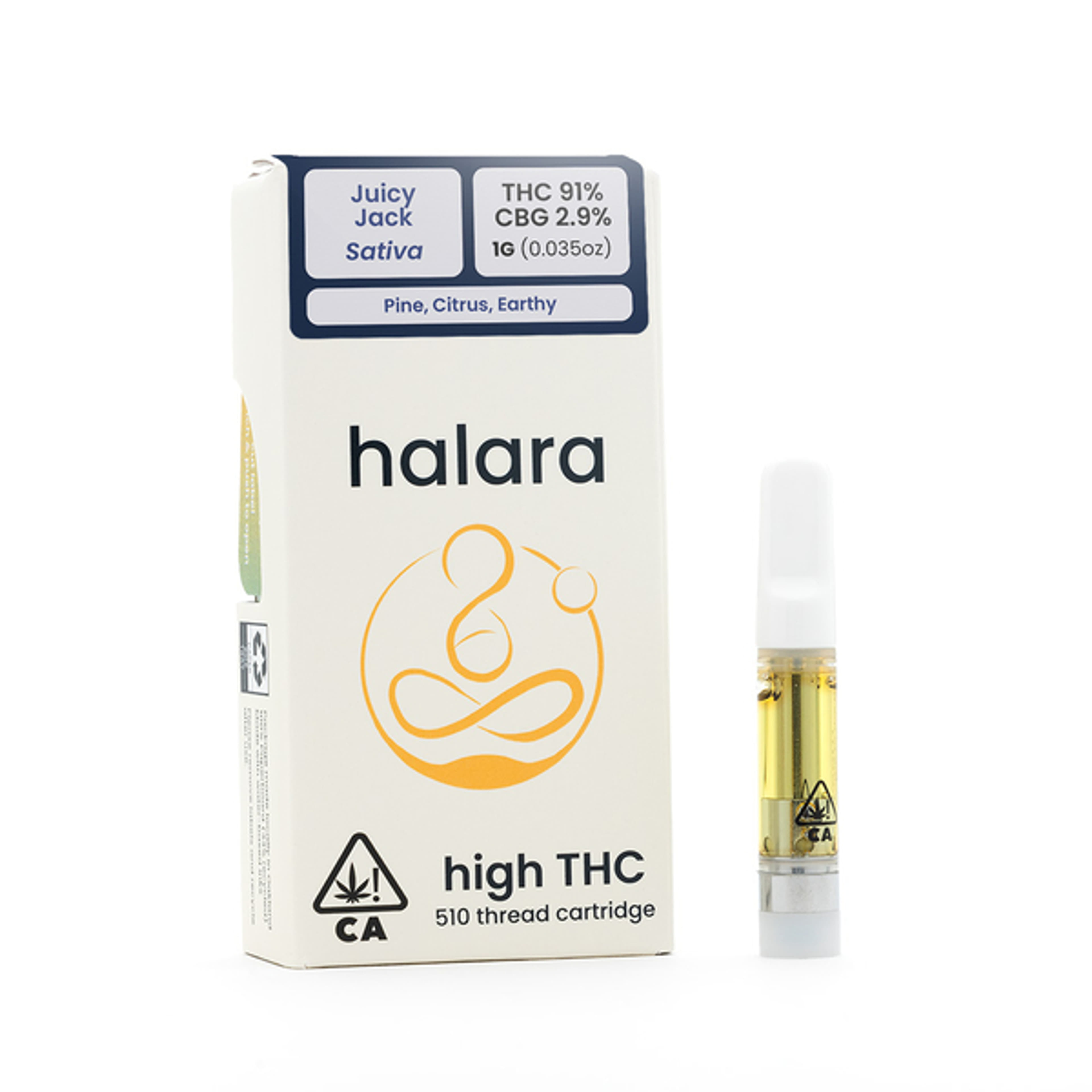 Halara 1g Cart - Halara - Apricot Octane (H) - $35 - Vape Cartridges