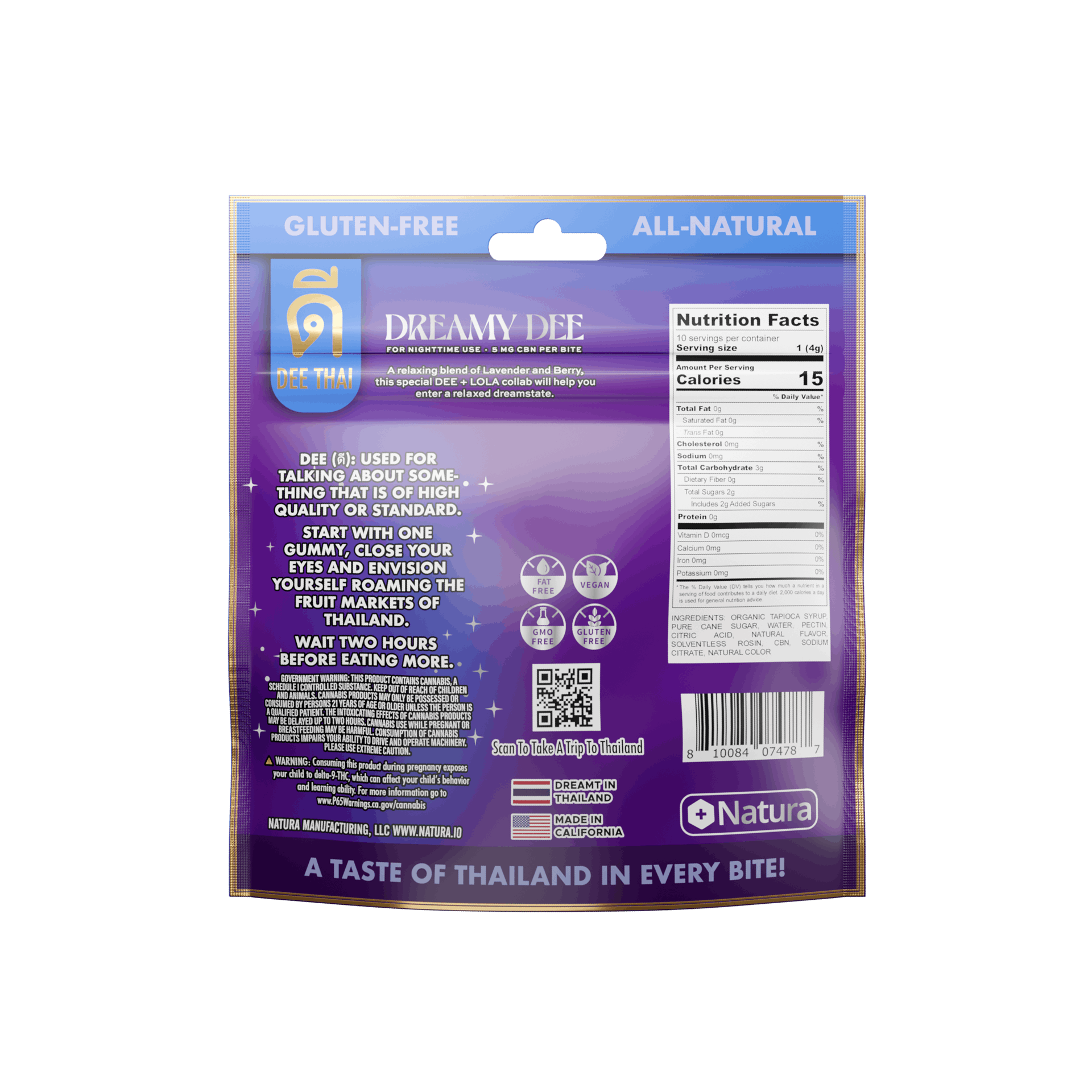 Dreamy Dee - 2:1 THC:CBN - Rosin Gummies - Dee Thai - Dreamy Dee Gummies - $10 - Edibles