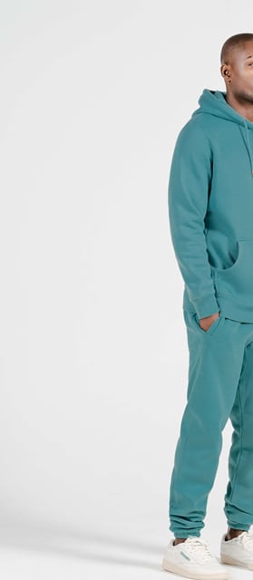Posh Green Aqua sweatpants w/Logo (M) Unisex