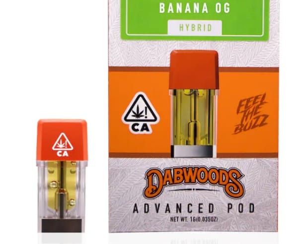 Banana OG Pod 1g - Dabwoods -  - $24 - Cartridge