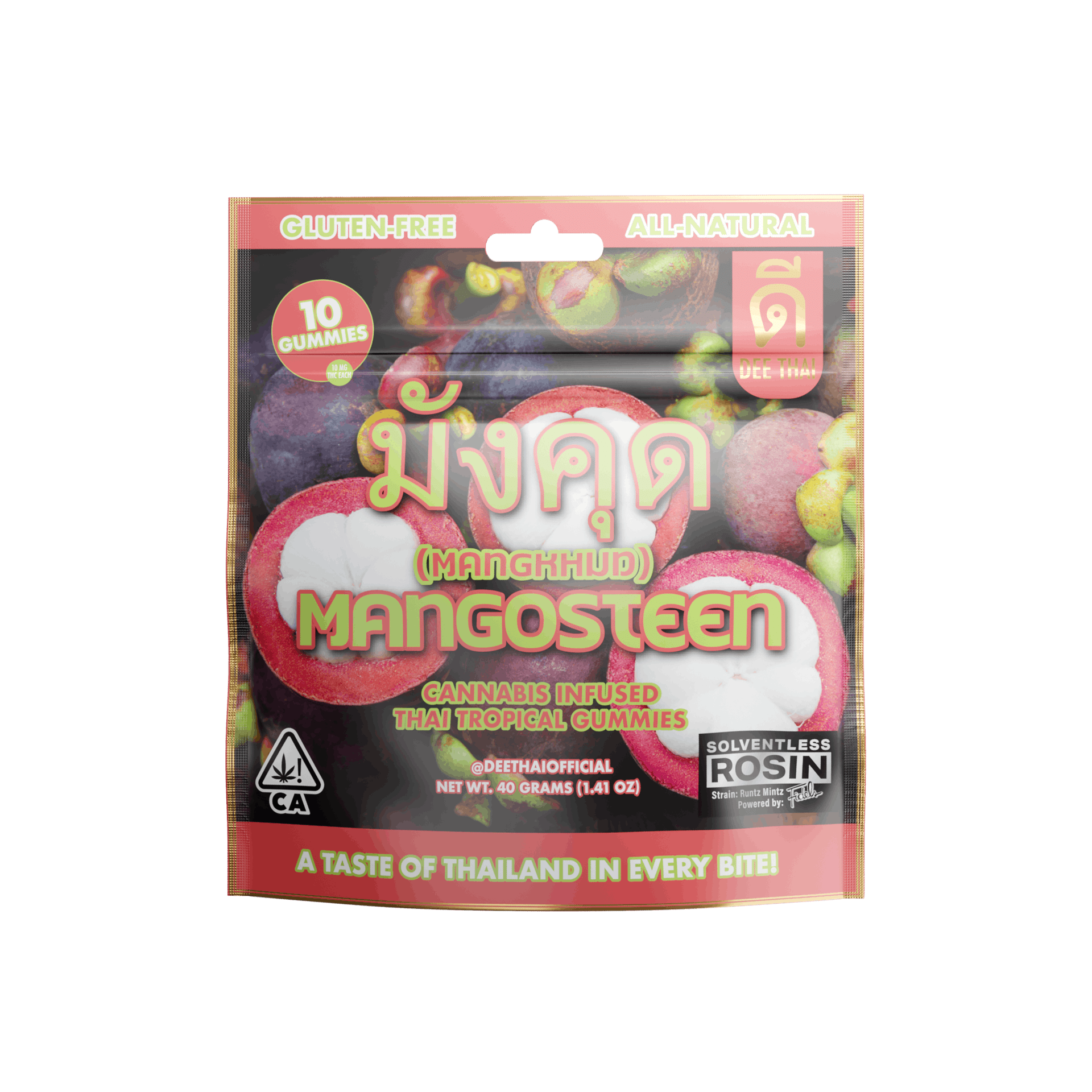Mangosteen - Rosin Gummies - Dee Thai - Mangosteen - Rosin Gummies (H) - $10 - Edibles
